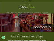 Tablet Screenshot of cellebraeventos.com